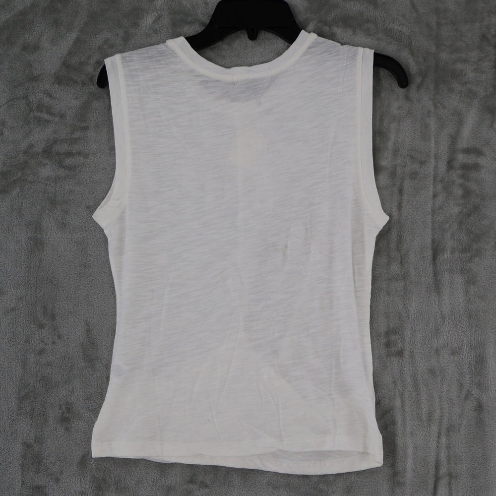 Sanctuary Draped Tank Top Womens XS White Minimalist Staple Casual Summer NWT - Picture 4 of 15
